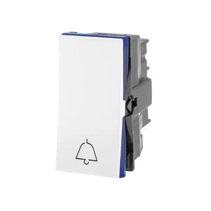 Pulsador Campainha Módulo 2A B Aut Branco 611012BC Plus+ Legrand