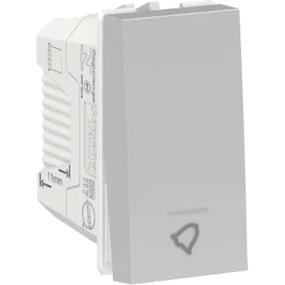Pulsador Modular Campainha 10A Cinza Schneider Orion