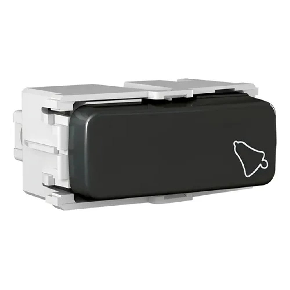 Pulsador Modular Campainha 10A Preto Composé WEG