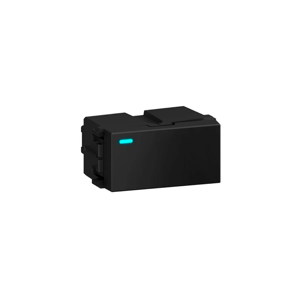 Pulsador Modular Universal LED 10A Preto Refinatto WEG