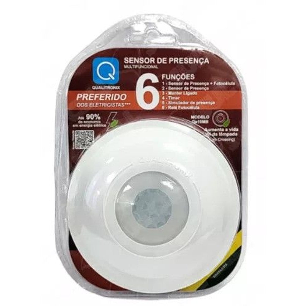 QUALITRONIX Sensor Teto 360 Bivolt Branco QA19M