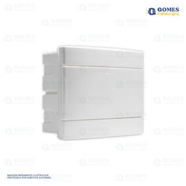 Quadro Distribuição Extensível PVC 3/4 Disjuntores Branco 064 Gomes