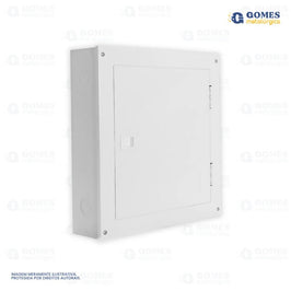 Quadro de Distribuição Embutir 44 11 Módulos DIN 100A Gomes