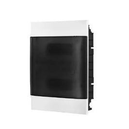 Quadro de Distribuição Embutir PVC 24 DIN Transparente Cemar