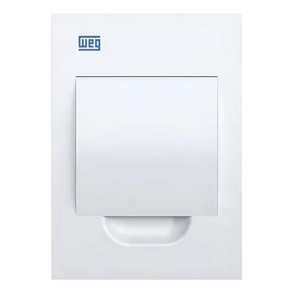 Quadro de Distribuição Embutir PVC 6 Disjuntores DIN Branco WEG