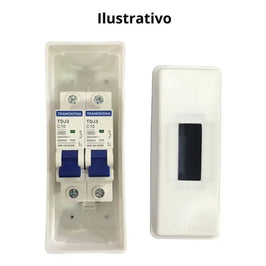 Quadro de Distribuição Externo 2 Disjuntores DIN QDSS-II 912712