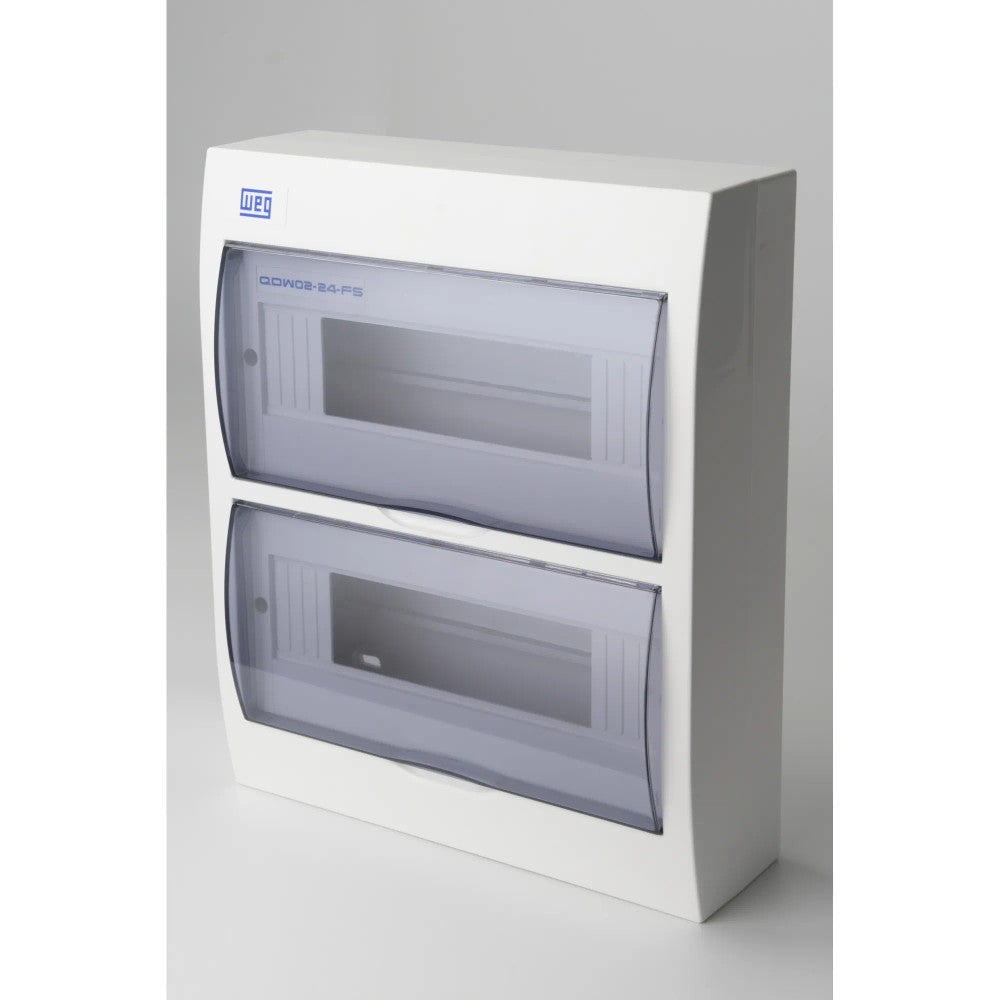 Quadro de Distribuição Externo PVC 24 Disjuntores DIN Branco WEG