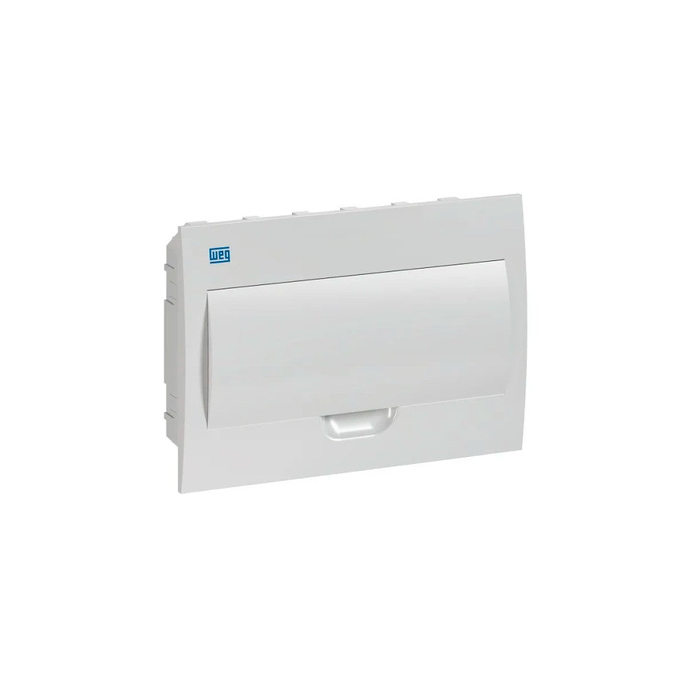 Quadro de Embutir Externo PVC 1/2 Disjuntores DIN Branco Mondiale