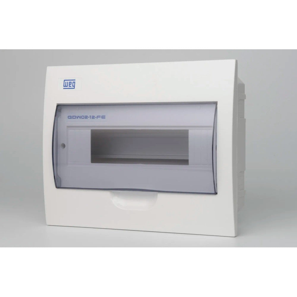 Quadro de Embutir PVC 12 Disjuntores DIN Branco WEG