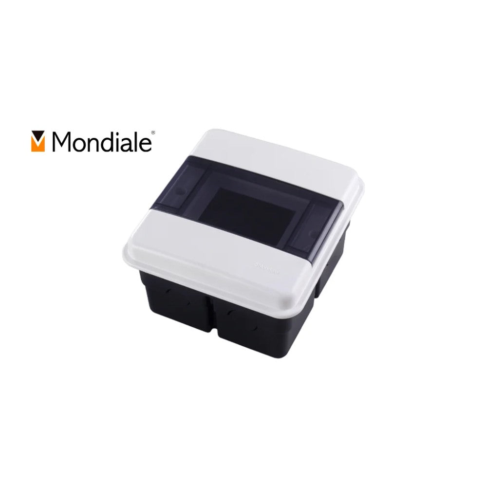 Quadro de Embutir PVC 3/4 Disjuntores DIN Fumê Mondiale