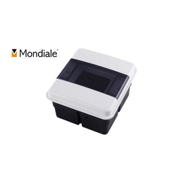 Quadro de Embutir PVC 3/4 Disjuntores DIN Fumê Mondiale