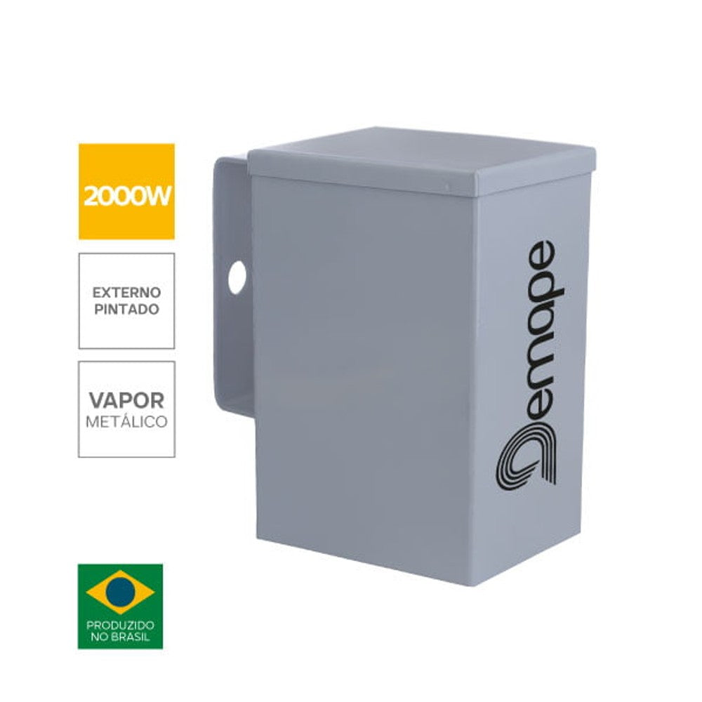 Reator Vapor Metálico 2000W Alto Fator de Potência Externo QS