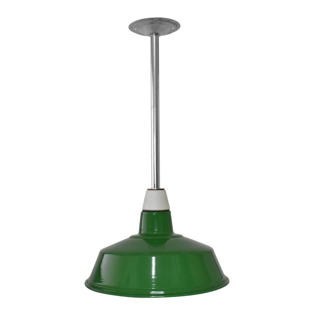 Refletor Bedd Reto 14 Polegadas E-27 Verde