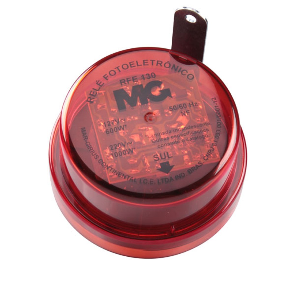 Relé Fotoeletrônico Mar-Gírius RFE-130 1000W Bivolt