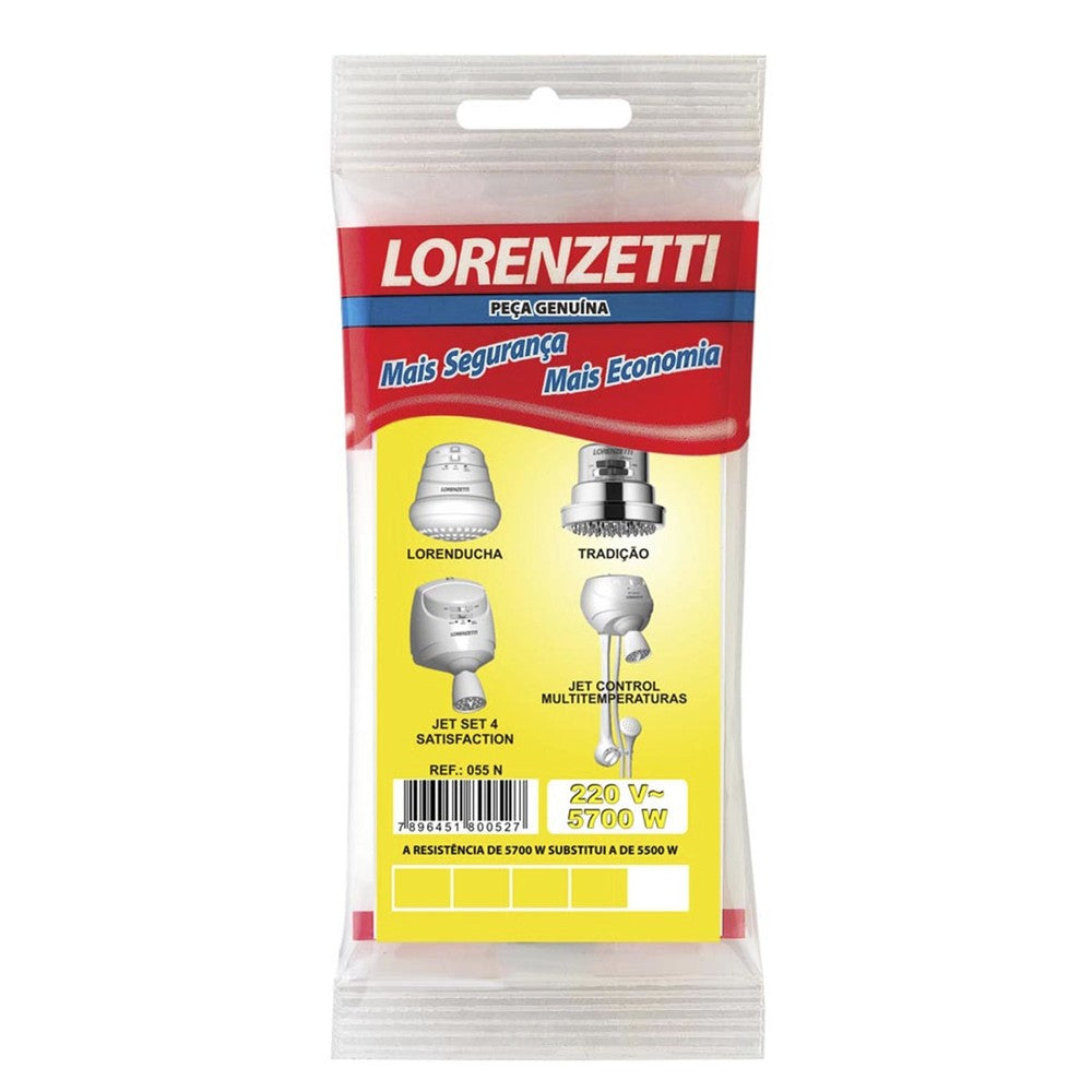 Resistência J.SET4 Tradicional Super Banho Lorenzetti Satélite 220V 5700W