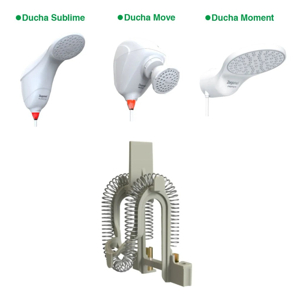 Resistência para Ducha Moment Eletrônica 220V 7500W Zagonel