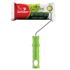Rolo de Pintura Lã Natural com Suporte 9cm 958 Condor