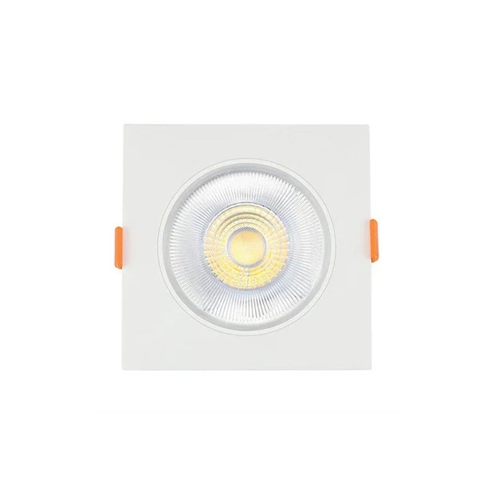 SPOT BRONZEARTE EASY LED DECOR EMBUTIR QUADRADO 7W 3000K BRANCO