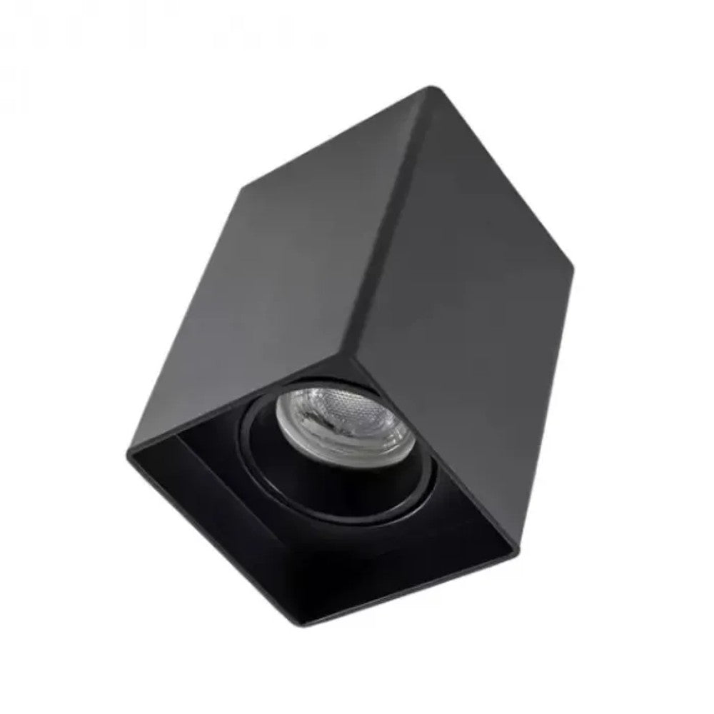 SPOT FENIX QUADRADO 1XMR16 PRETO PIX ILUMINAÇÃO