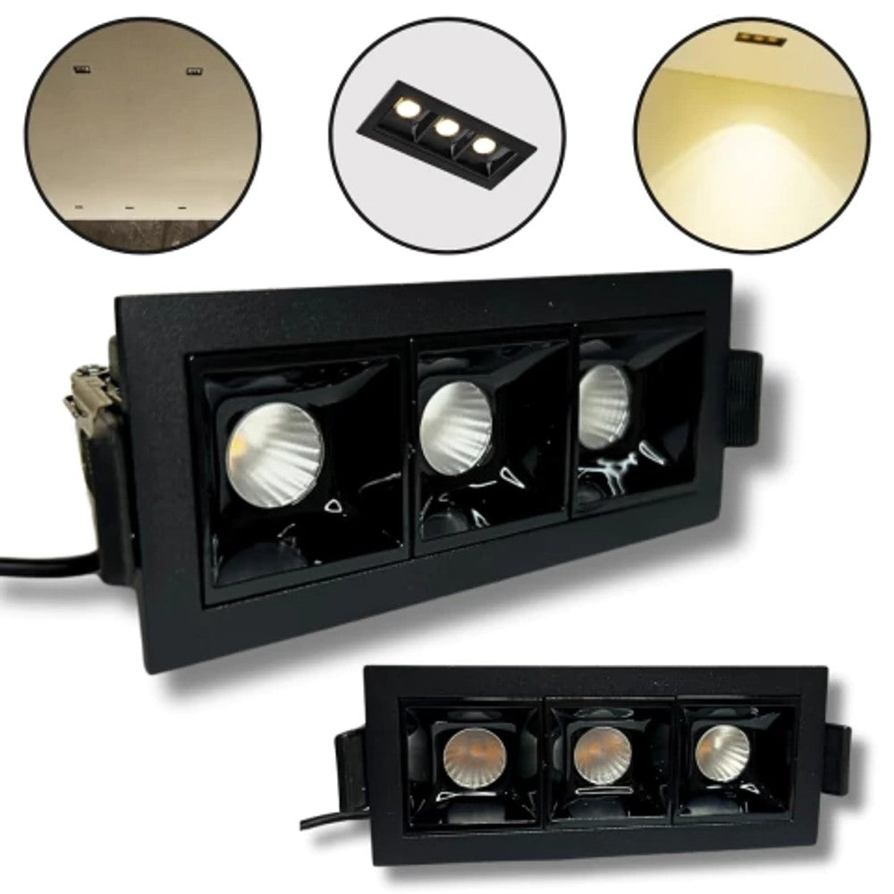 SPOT PIX VIGO EB.RT. 6W 2,7K PRETO