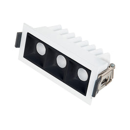 SPOT PIX VIGO EMBUTIR 6W 2700K BRANCO/PRETO