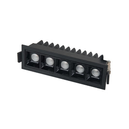 SPOT PIX VIGO EMBUTIR RETANGULAR 10W 2700K PRETO/BRANCO
