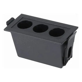 SPOT POWERUS EB.3F 6W 3000K PRETO NORDECOR