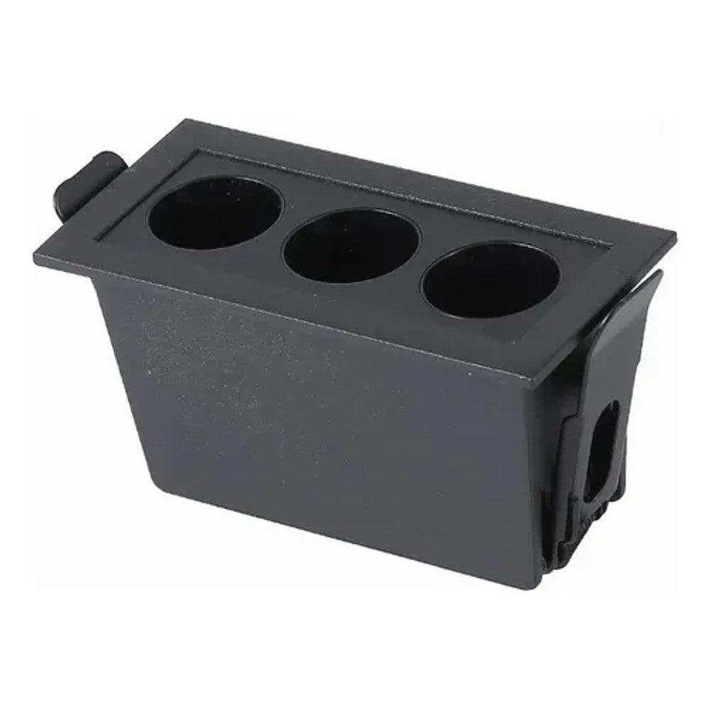SPOT POWERUS EB.3F 6W 3000K PRETO NORDECOR
