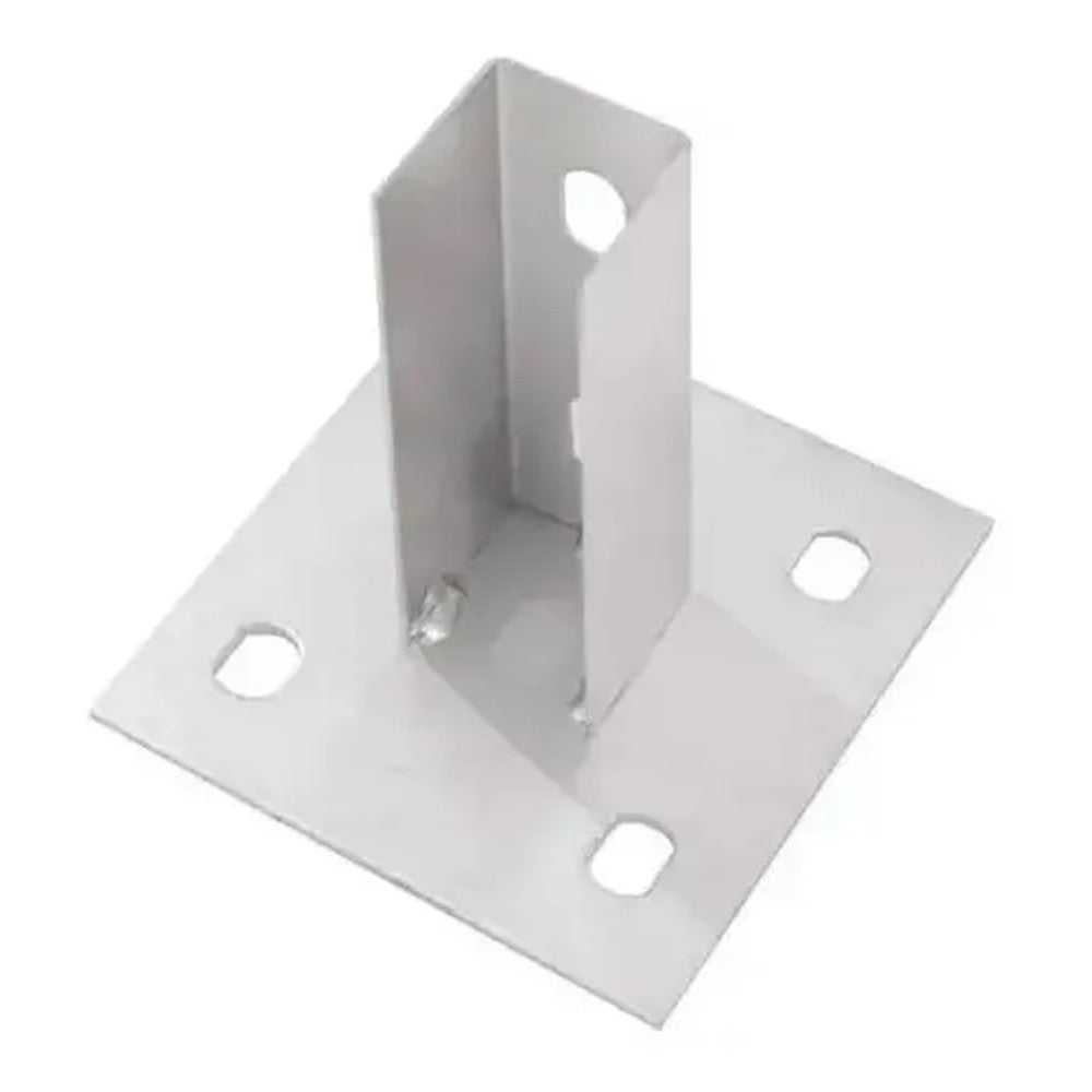 Sapata Externa Simples 4 Furos Chapa 20 para Perfil