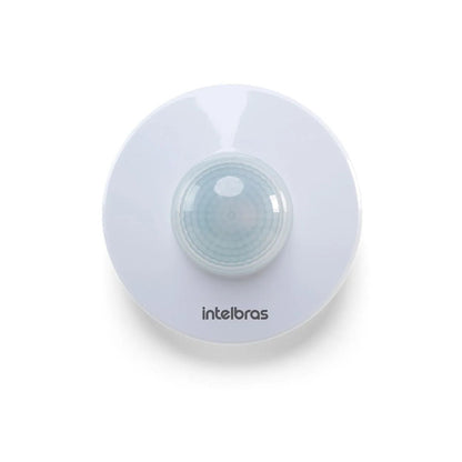 Sensor de Presença com Iluminação de Sobrepor Branco ESP 360 Intelbras