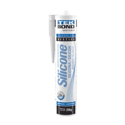 Silicone Acético 256g Branco Tekbond