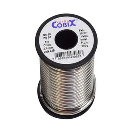 Solda Carretel 50x50 2,4mm com 500g Cobix