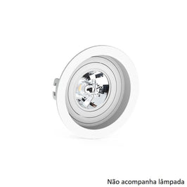 Spot Embutir ABS Redondo 1xAR70 Branco Save Energy