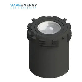 Spot Embutir No-Frame Gravity 1xAR70 Preto Save Energy