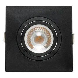 Spot Embutir Quadrado 1xMR16 Preto Save Energy