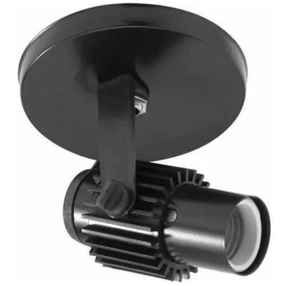 Spot Indaluz Tubinho 1 Lâmpada Preto A011