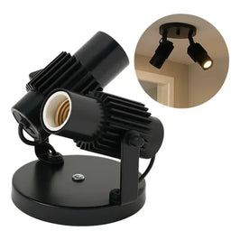 Spot Indaluz Tubinho 2 Lâmpadas Preto A013