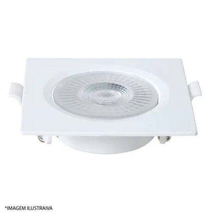 Spot LED Blumenau Embutir Quadrado 6W 6500K Branco