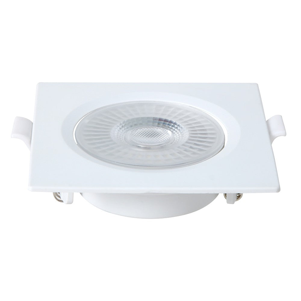Spot LED Embutir Quadrado 3W 3000K Branco Blumenau