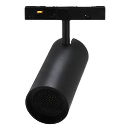 Spot Magnético de Encaixe GAYA 12W 48V Preto 24 Graus para Trilho