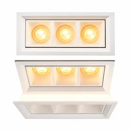 Spot New Line Articulado Pro11 3 Furos para Lâmpada MR11 Branco