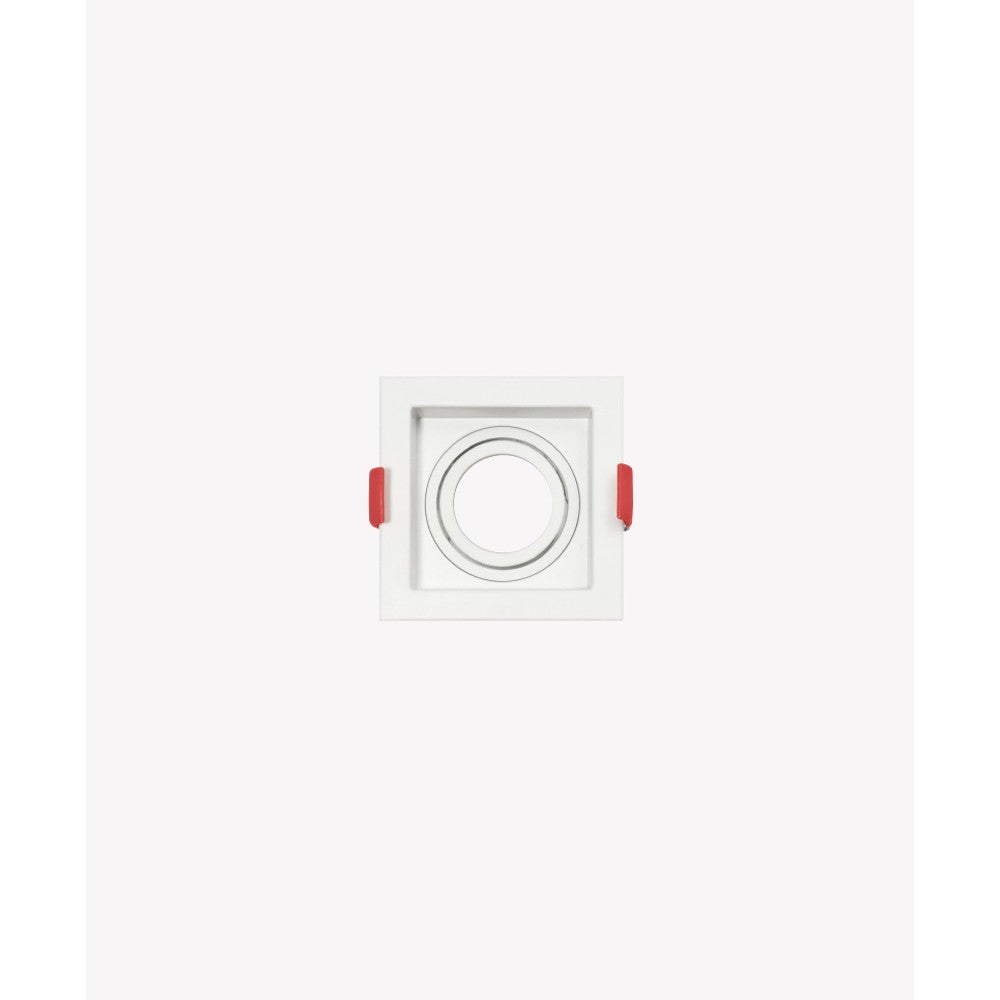 Spot New Line Articulado Pro11 Quadrado 1 Fase MR11 Branco