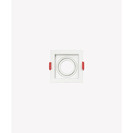Spot New Line Articulado Pro11 Quadrado 1 Fase MR11 Branco