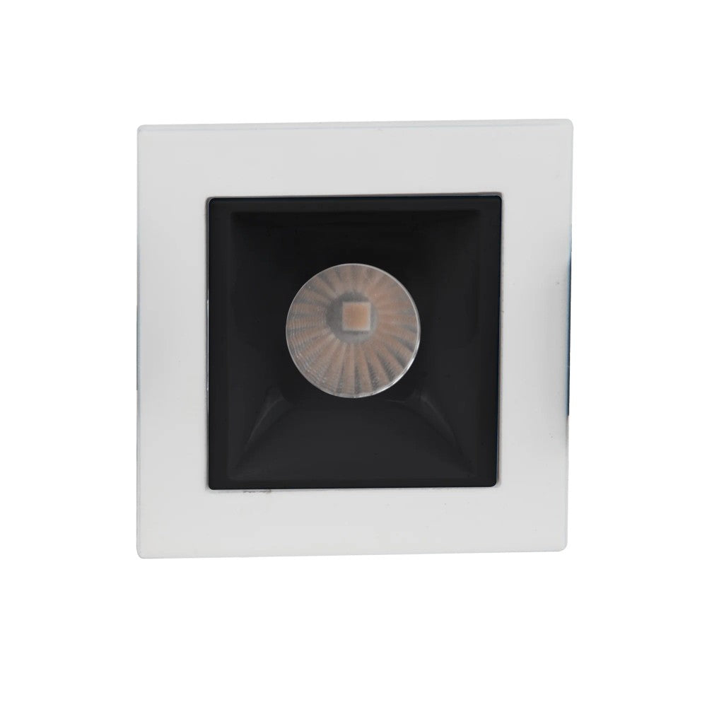 Spot Pix Vigo Embutir Quadrado 2W 4000K 30º Preto