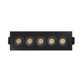 Spot Powerus Embutir 10W 3000K Preto Nordecor