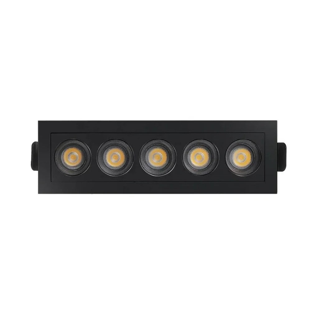 Spot Powerus Embutir 10W 3000K Preto Nordecor