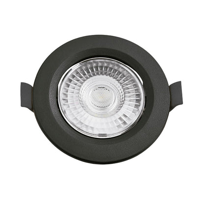 Spot de Embutir Blumenau LED Redondo 6W 4100K Preto