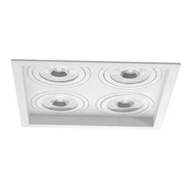 Spot de Embutir Multi 4 Lâmpadas PAR30 Branco Save Energy