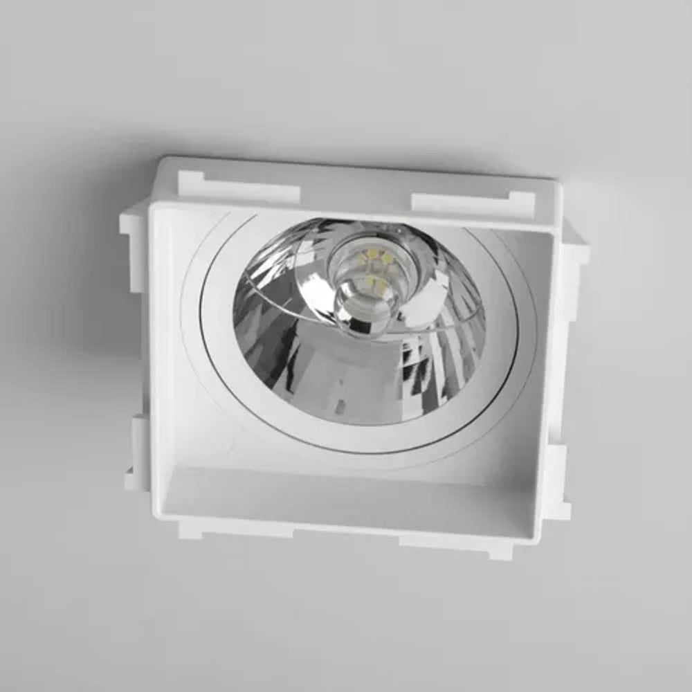 Spot de Embutir No Frame 1xAR111 Branco SE-3302038