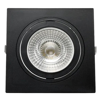 Spot de Embutir Quadrado 1xPAR30 Preto Save Energy